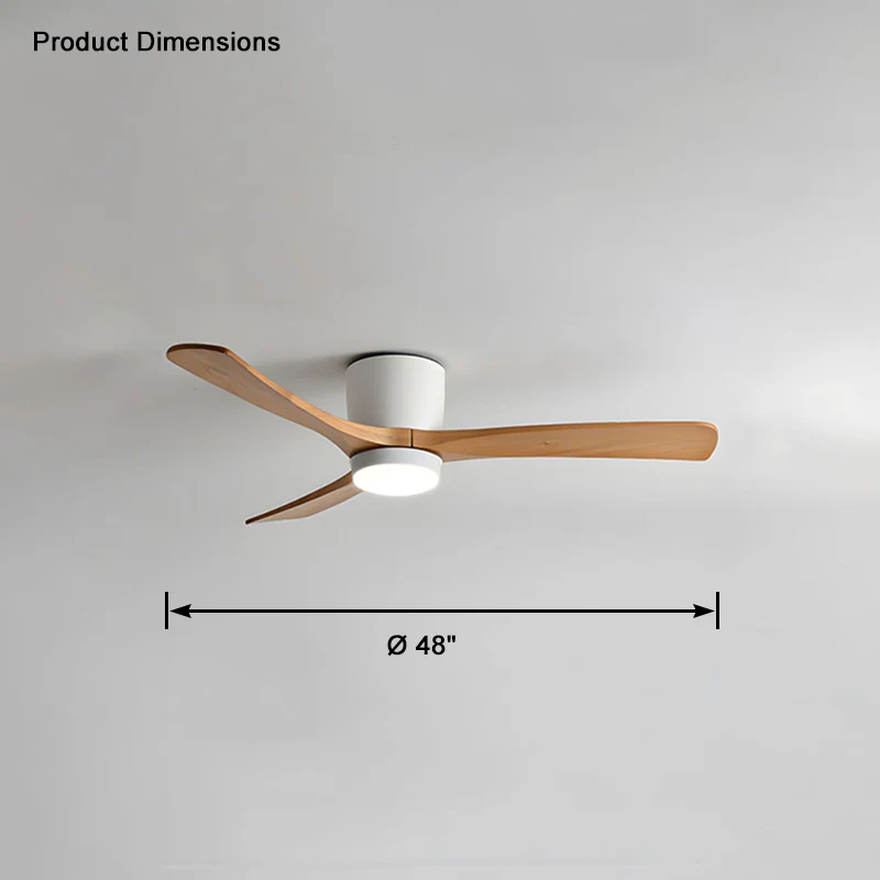 WOMO Large Low Profile Ceiling Fan Lamp-WM5051 - Image 21