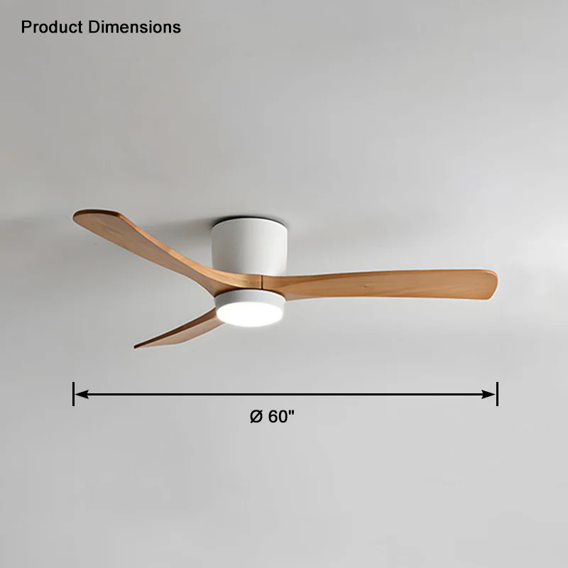 WOMO Large Low Profile Ceiling Fan Lamp-WM5051 - Image 25