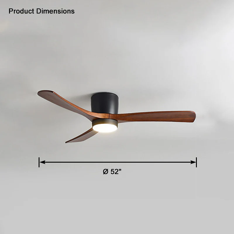 WOMO Large Low Profile Ceiling Fan Lamp-WM5051 - Image 31