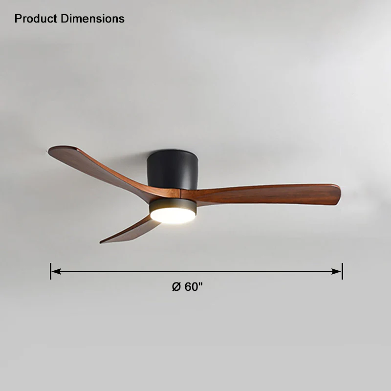 WOMO Large Low Profile Ceiling Fan Lamp-WM5051 - Image 33