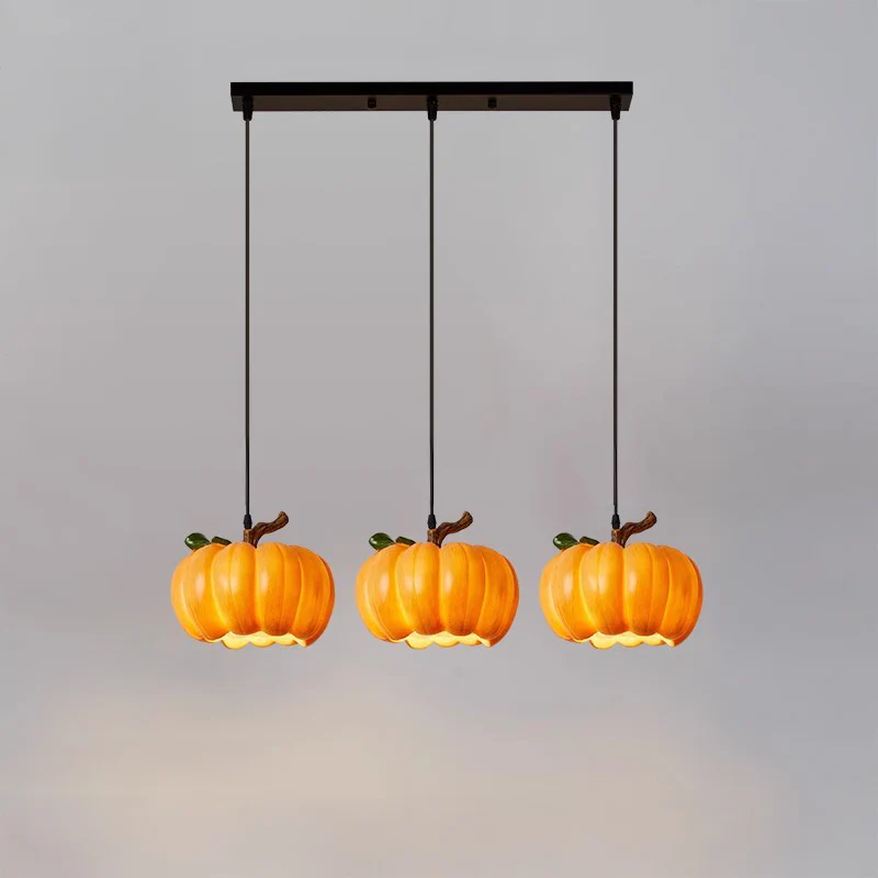 WOMO Pumpkin Glass Dome Pendant Light-WM3004 - Image 11