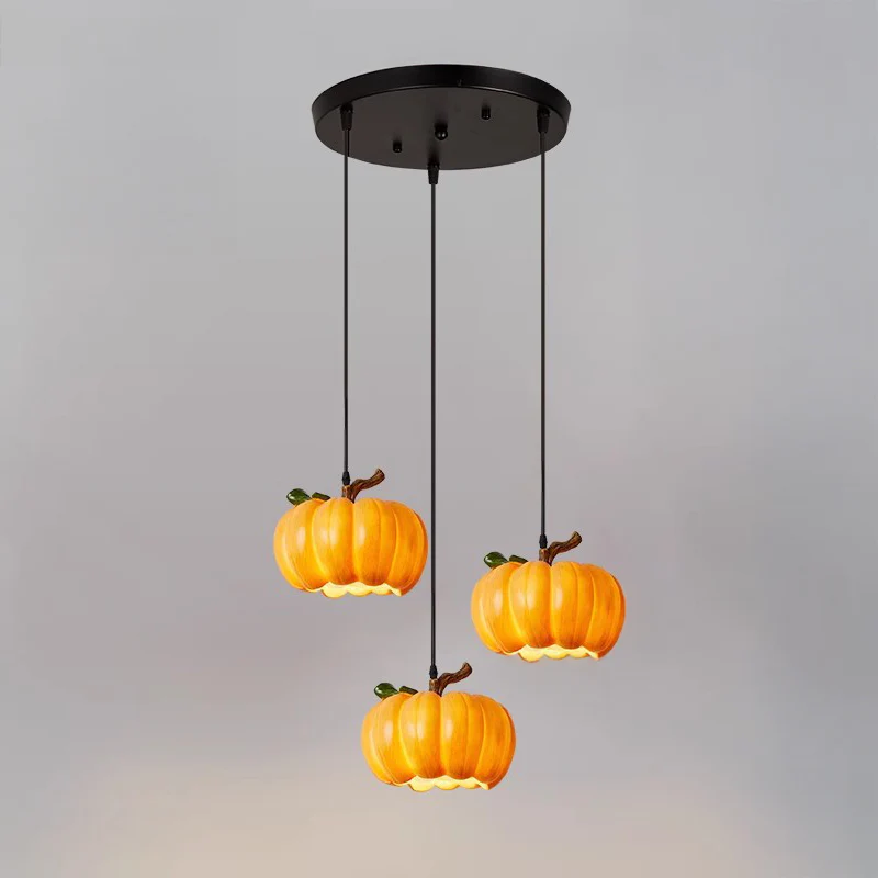 WOMO Pumpkin Glass Dome Pendant Light-WM3004 - Image 12