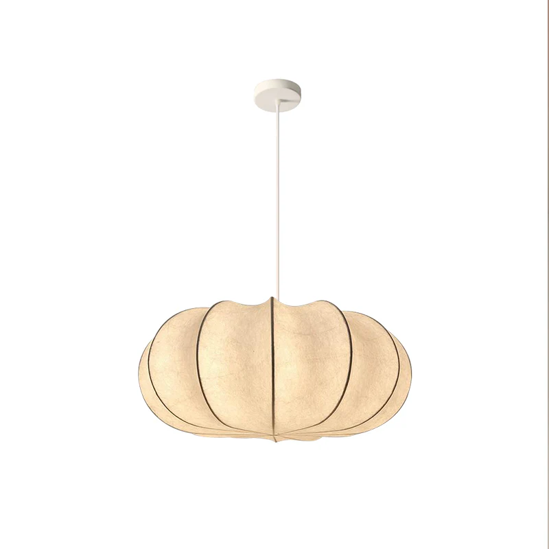 WOMO Pumpkin Silk Pendant Light-WM2968 - Image 11
