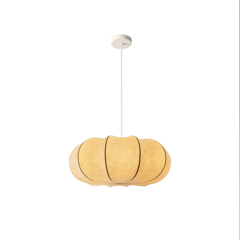 WOMO Pumpkin Silk Pendant Light-WM2968 - Image 9