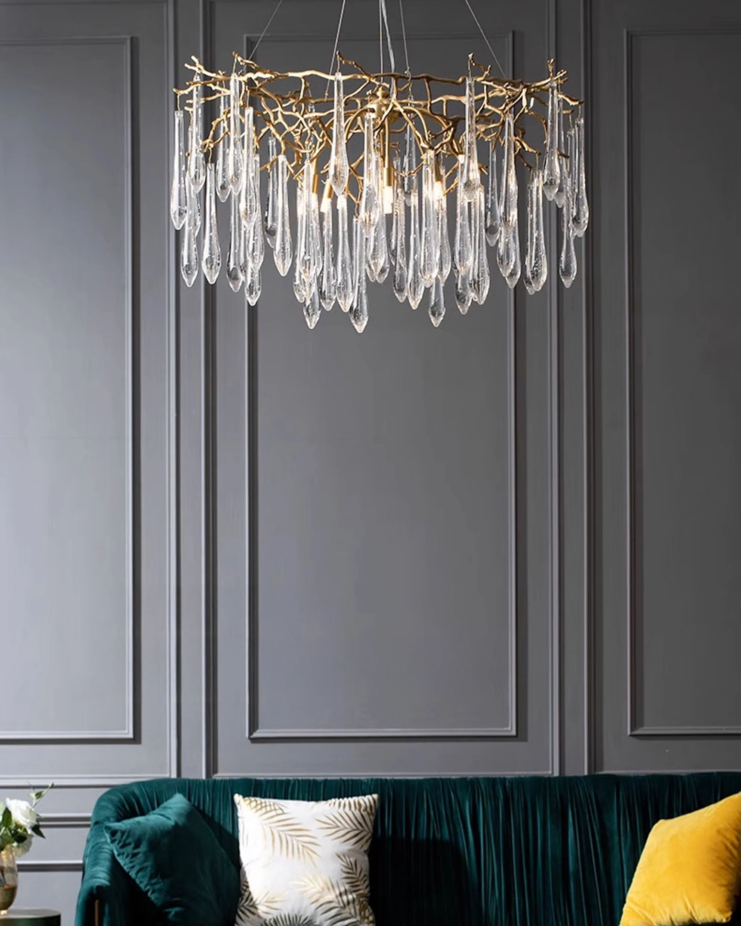 WOMO Raindrop Crystal Chandelier-WM3045 - Image 10