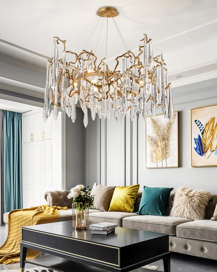 WOMO Raindrop Crystal Chandelier-WM3045 - Image 2