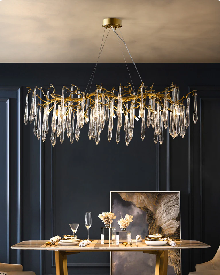 WOMO Raindrop Crystal Chandelier-WM3045 - Image 4