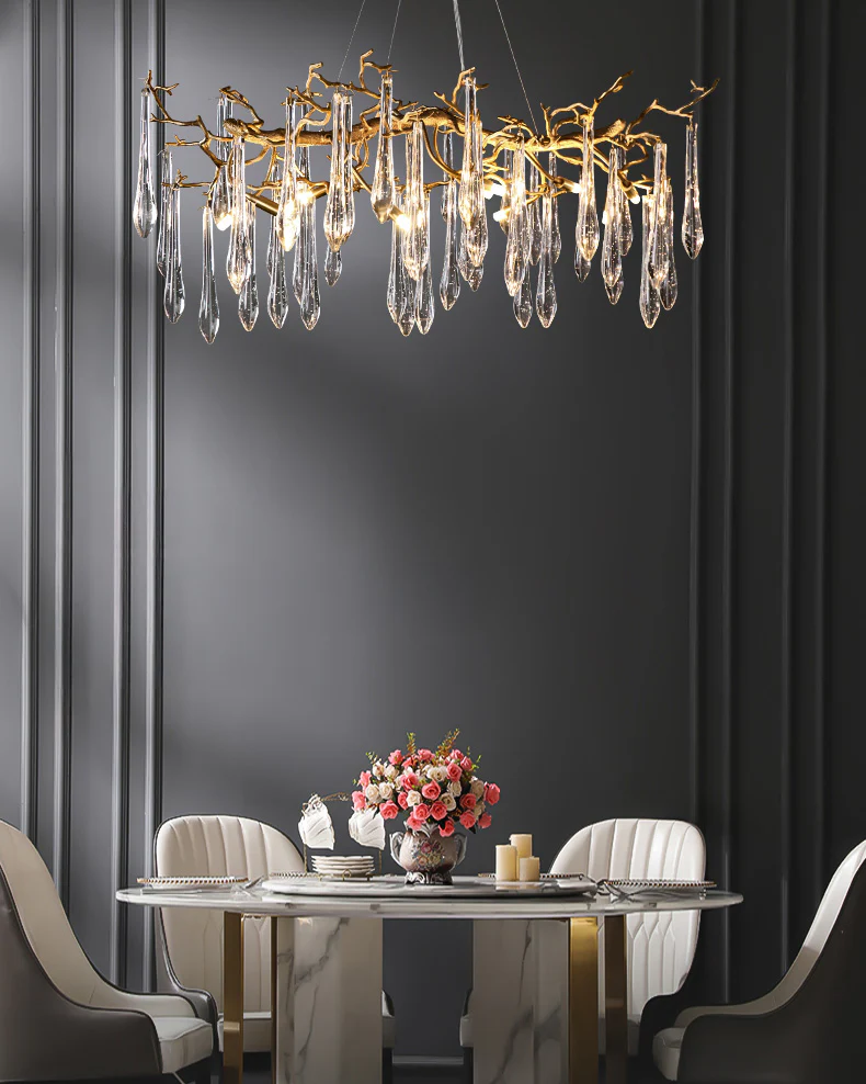 WOMO Raindrop Crystal Chandelier-WM3045 - Image 6