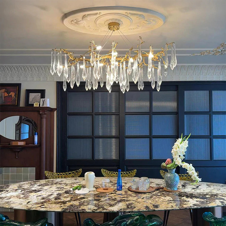WOMO Raindrop Crystal Chandelier-WM3045 - Image 7