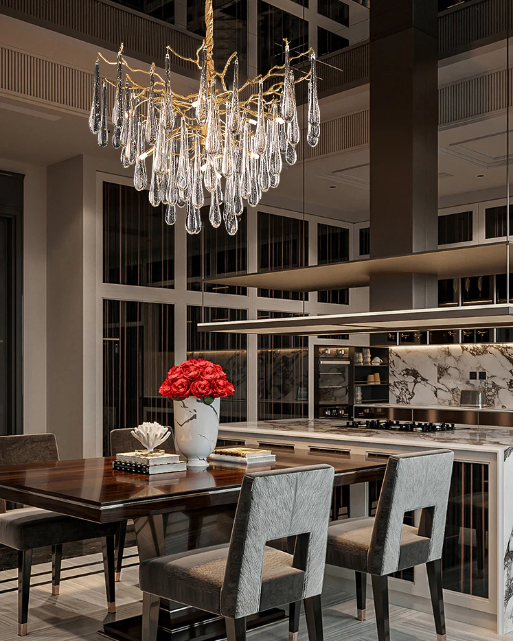 WOMO Raindrop Crystal Chandelier-WM3046 - Image 3