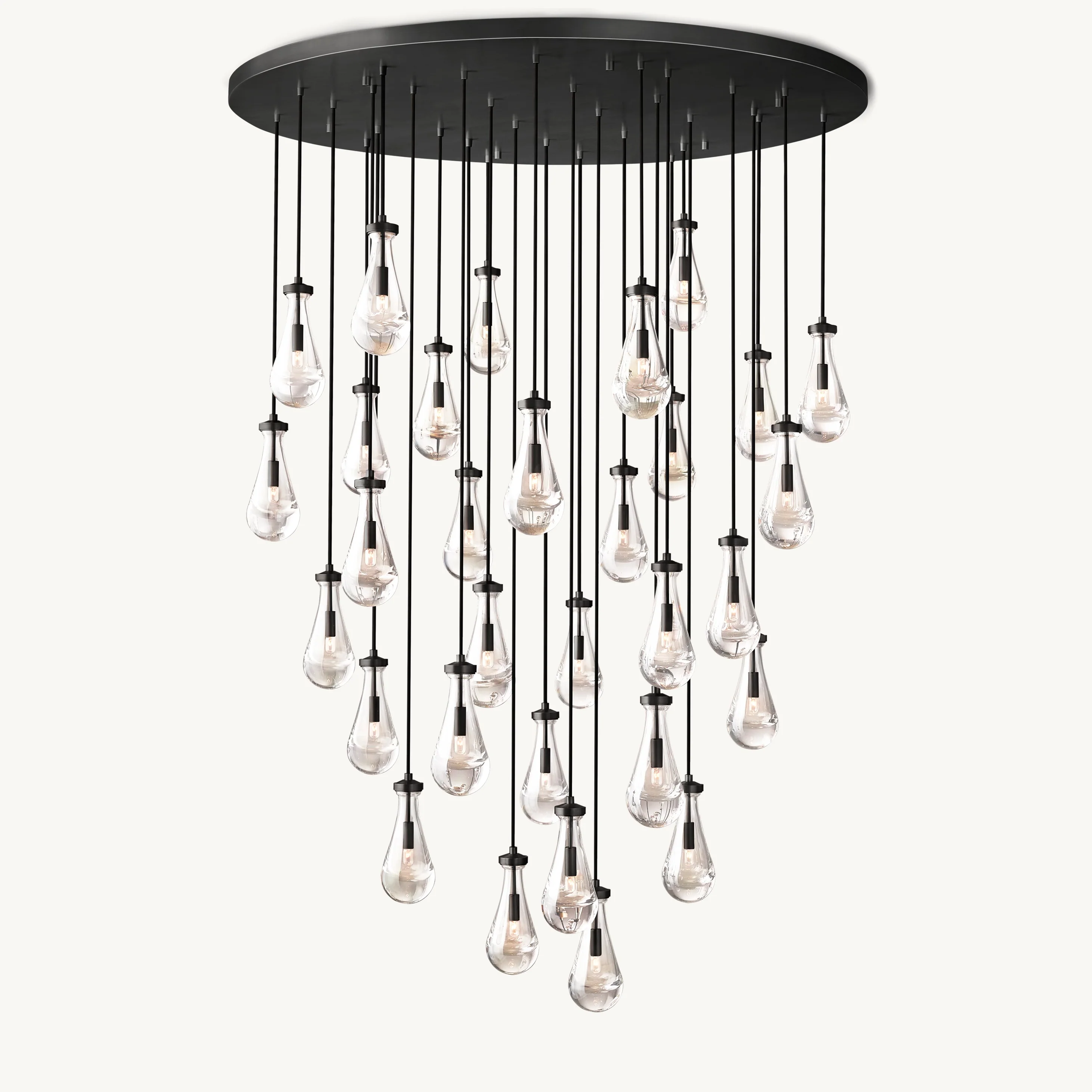WOMO Raindrop Glass Chandelier-WM2809 - Image 17