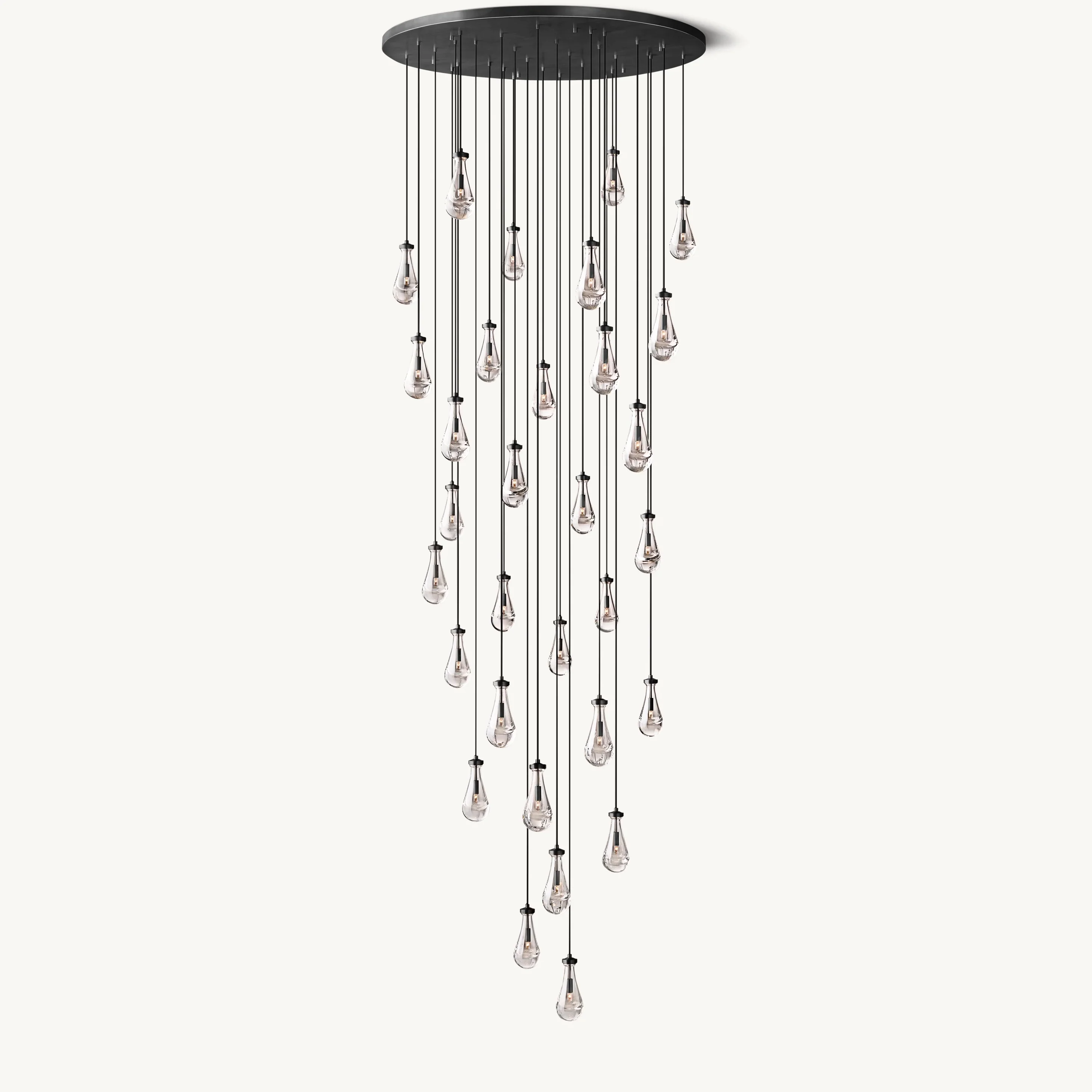 WOMO Raindrop Glass Chandelier-WM2809 - Image 19