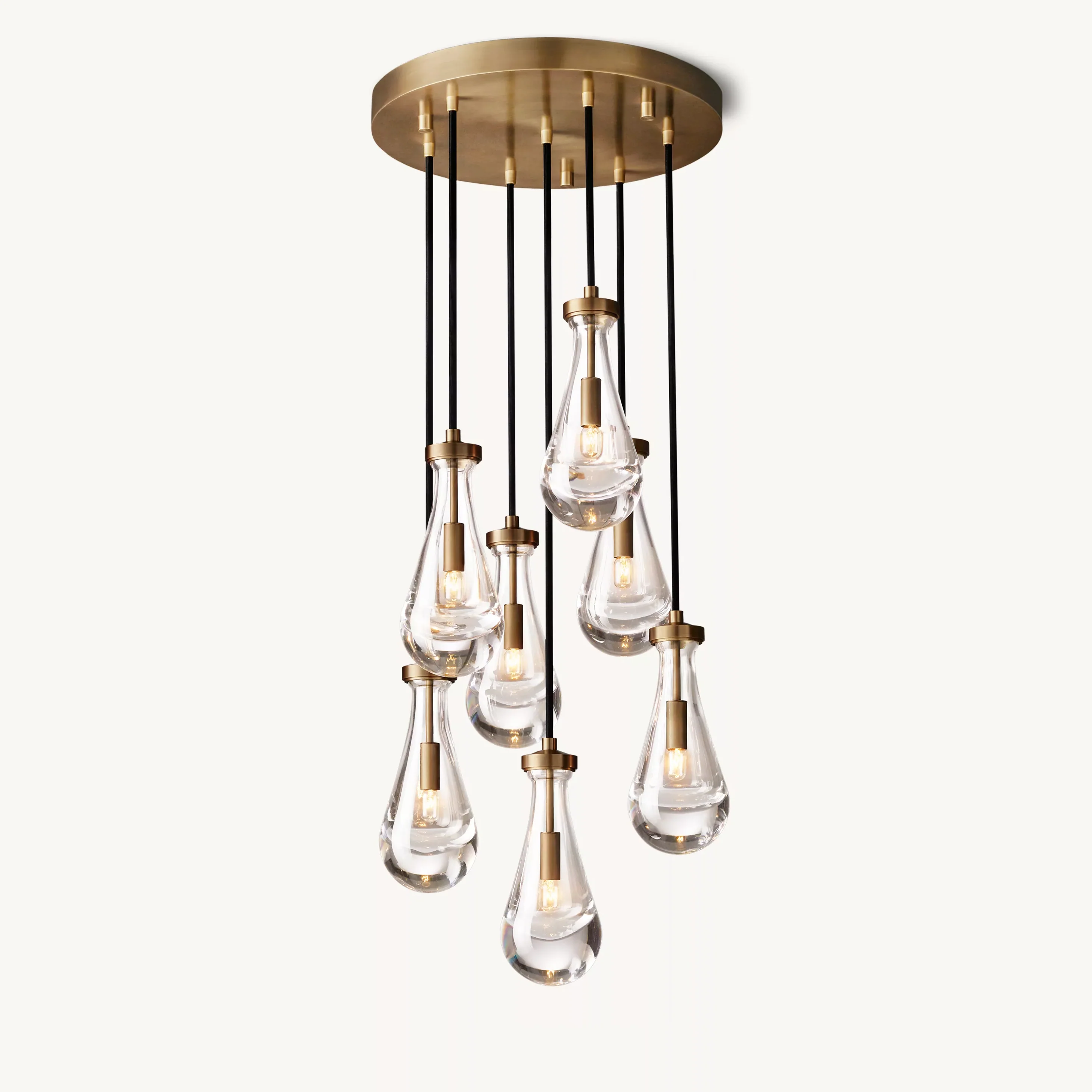 WOMO Raindrop Glass Chandelier-WM2809 - Image 21
