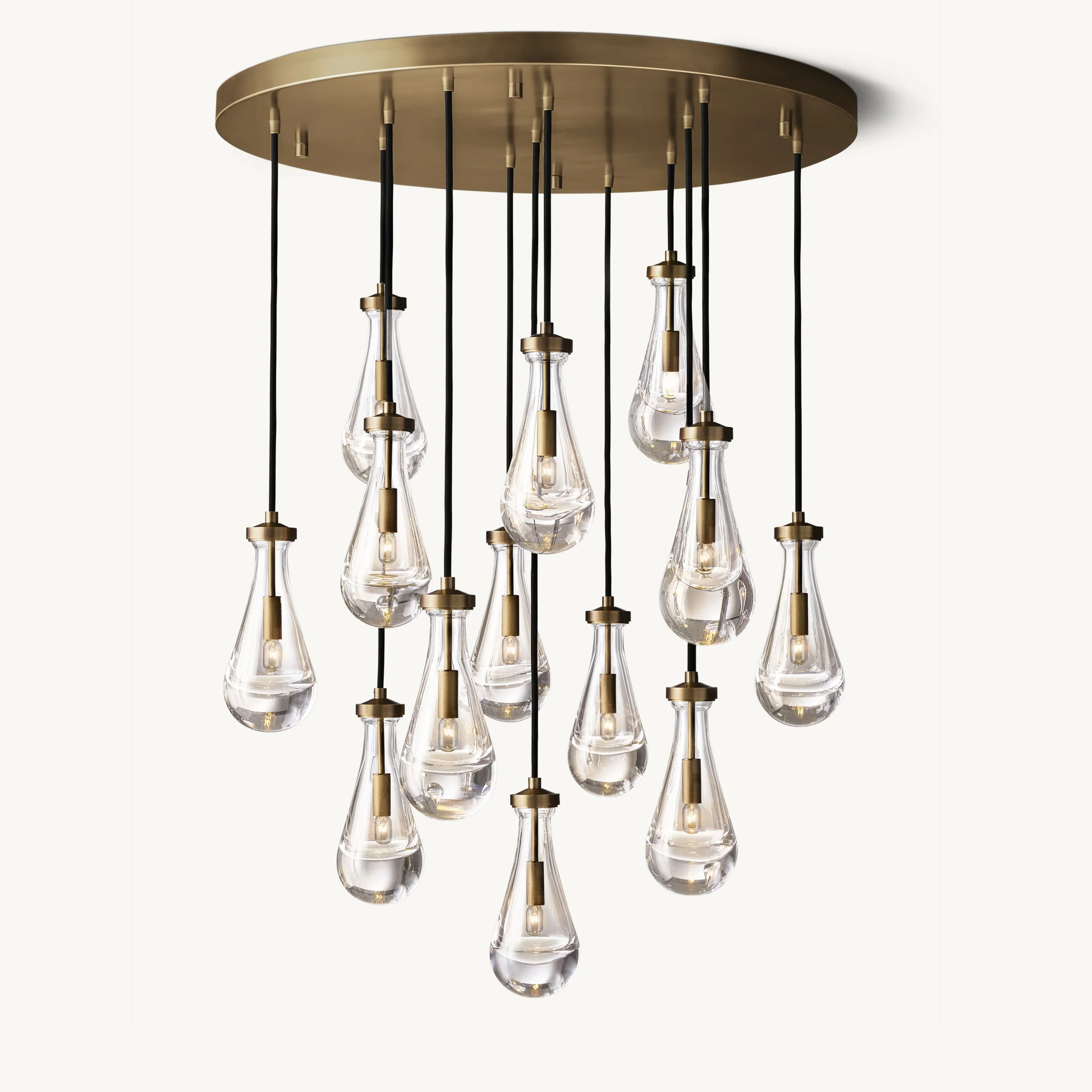 WOMO Raindrop Glass Chandelier-WM2809 - Image 23