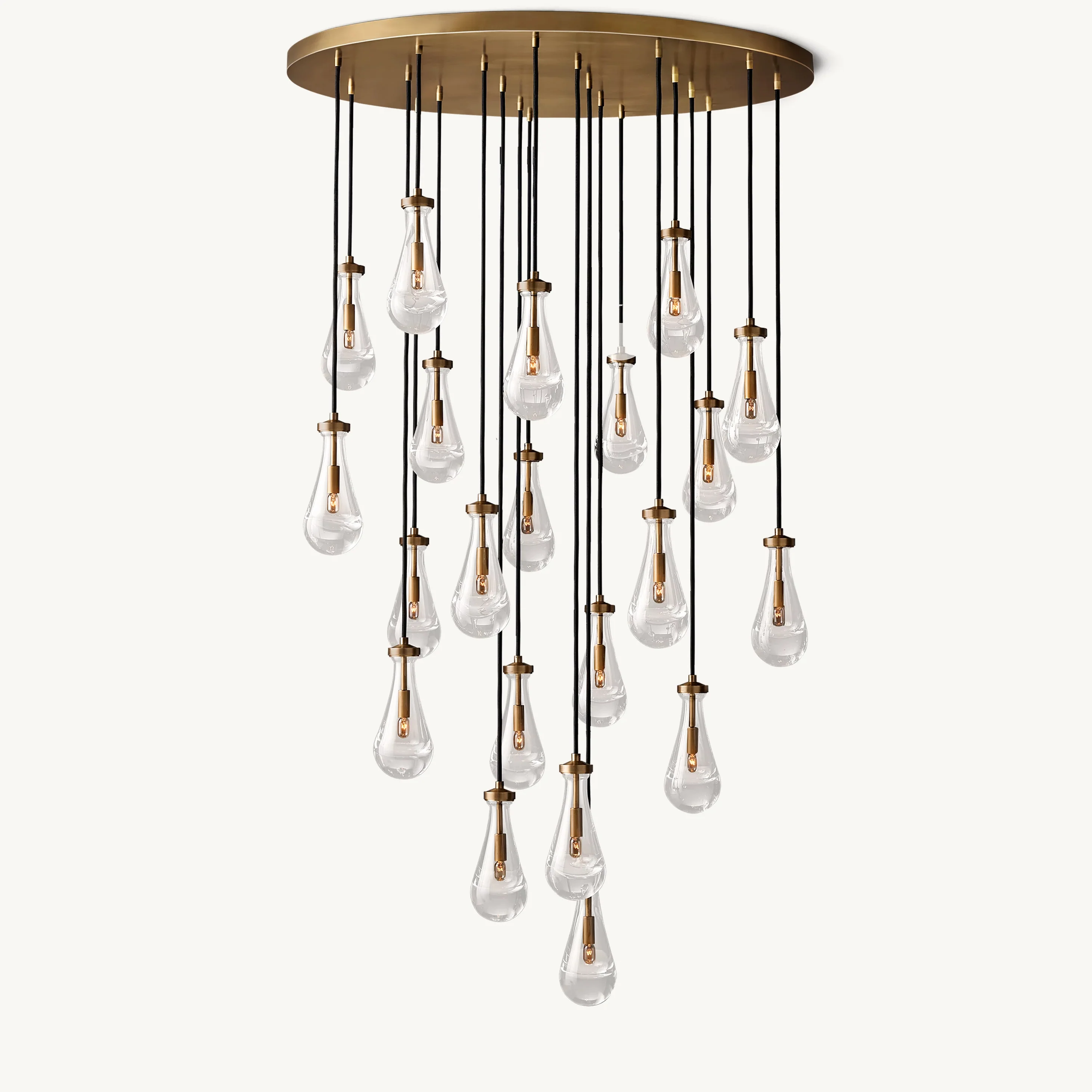 WOMO Raindrop Glass Chandelier-WM2809 - Image 25