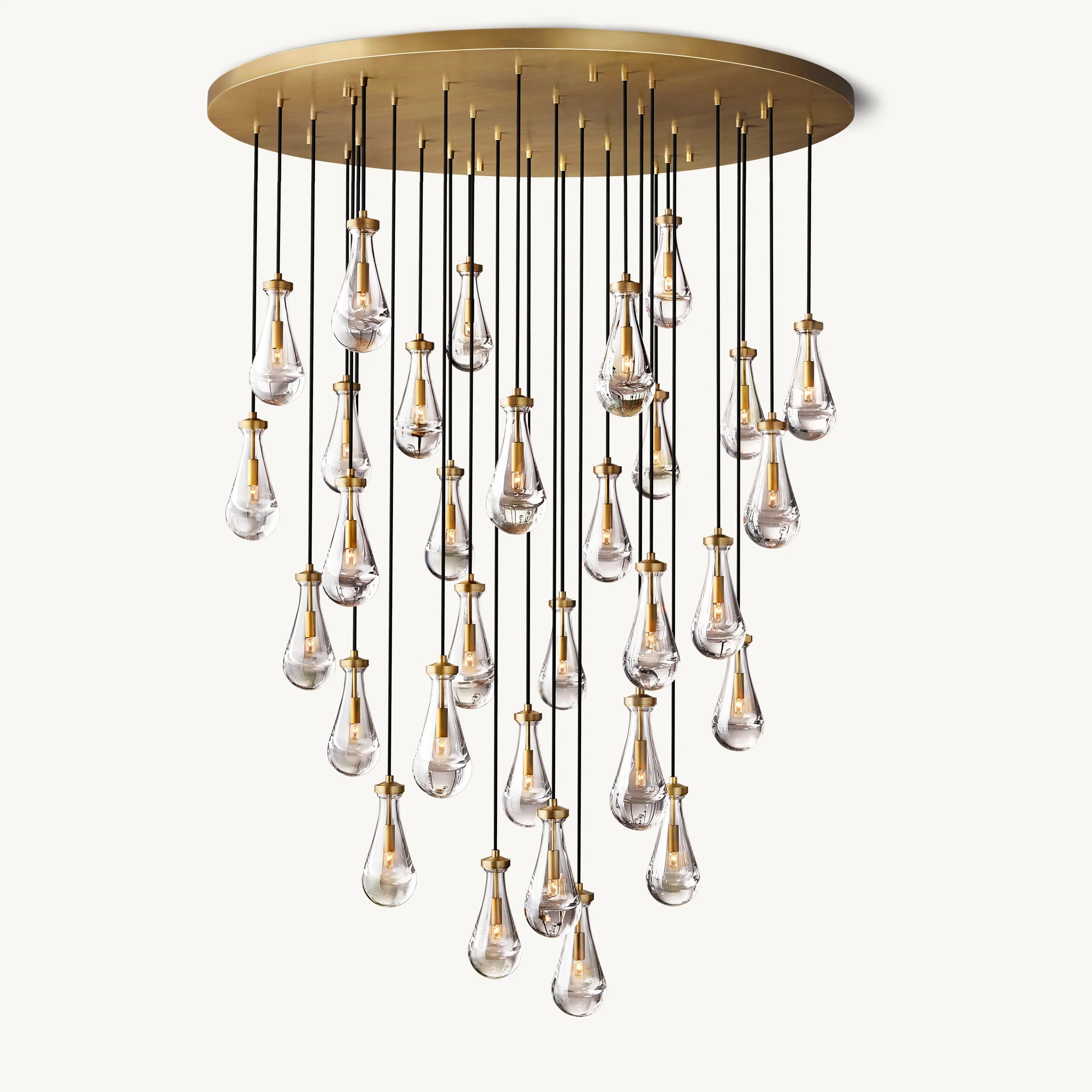 WOMO Raindrop Glass Chandelier-WM2809 - Image 29
