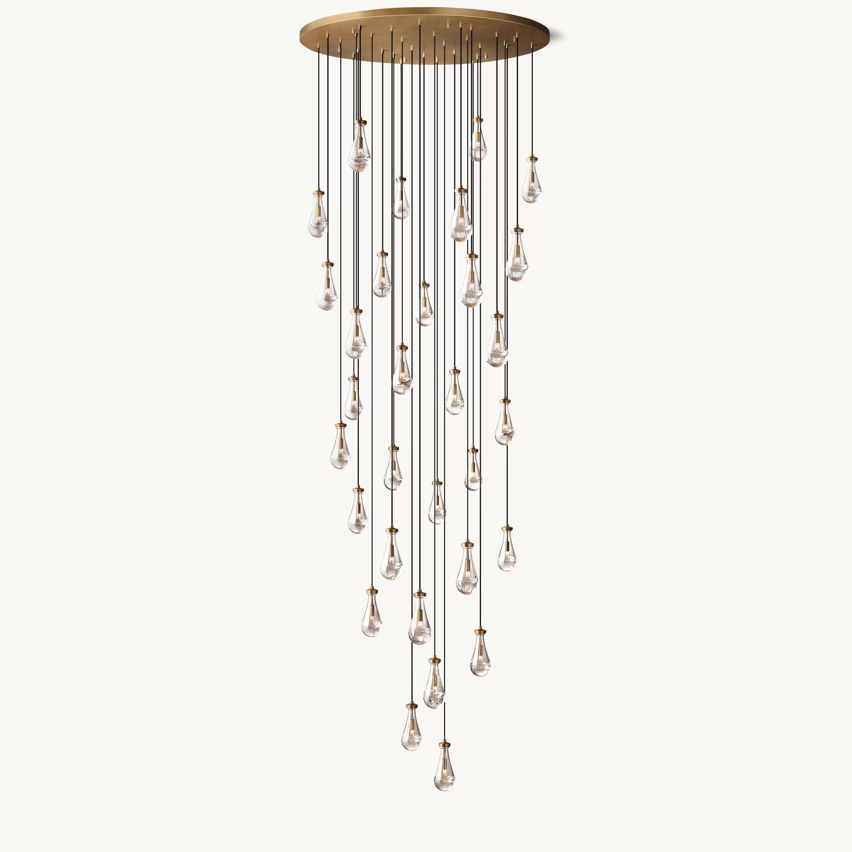 WOMO Raindrop Glass Chandelier-WM2809 - Image 31