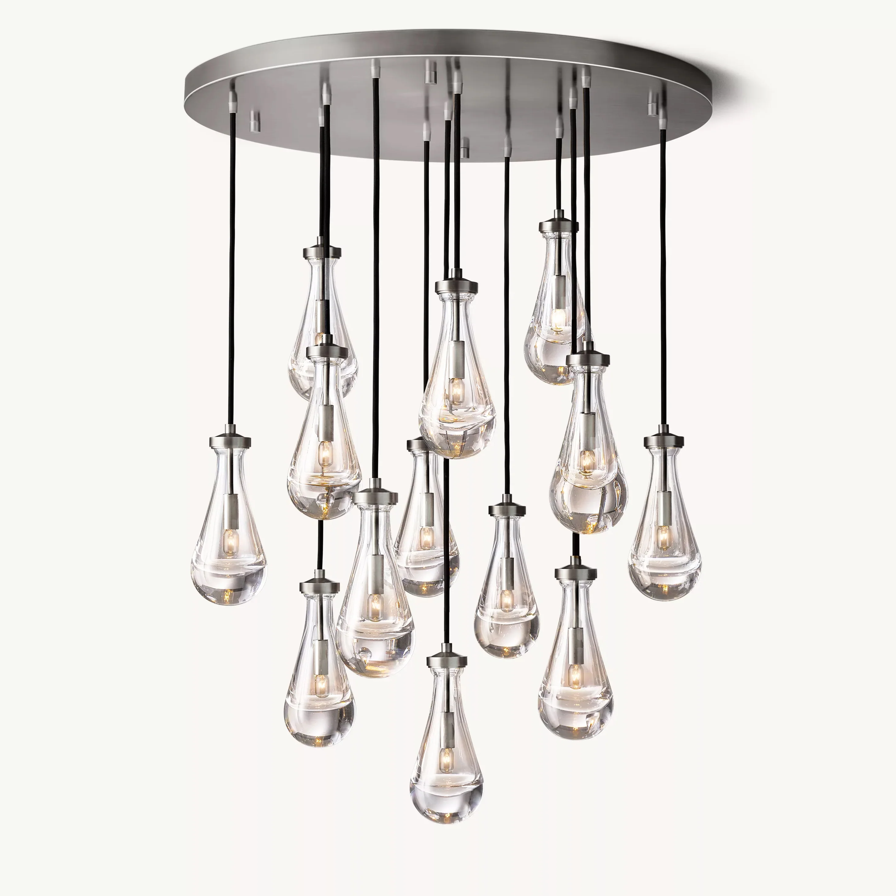 WOMO Raindrop Glass Chandelier-WM2809 - Image 35