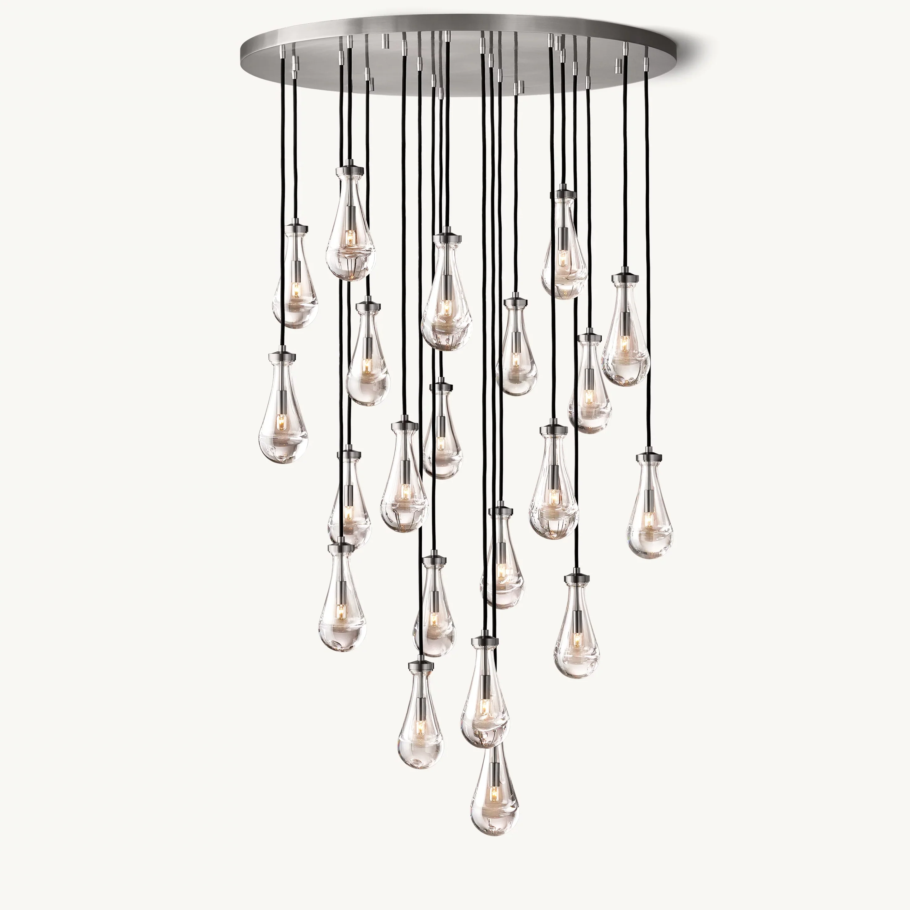 WOMO Raindrop Glass Chandelier-WM2809 - Image 37