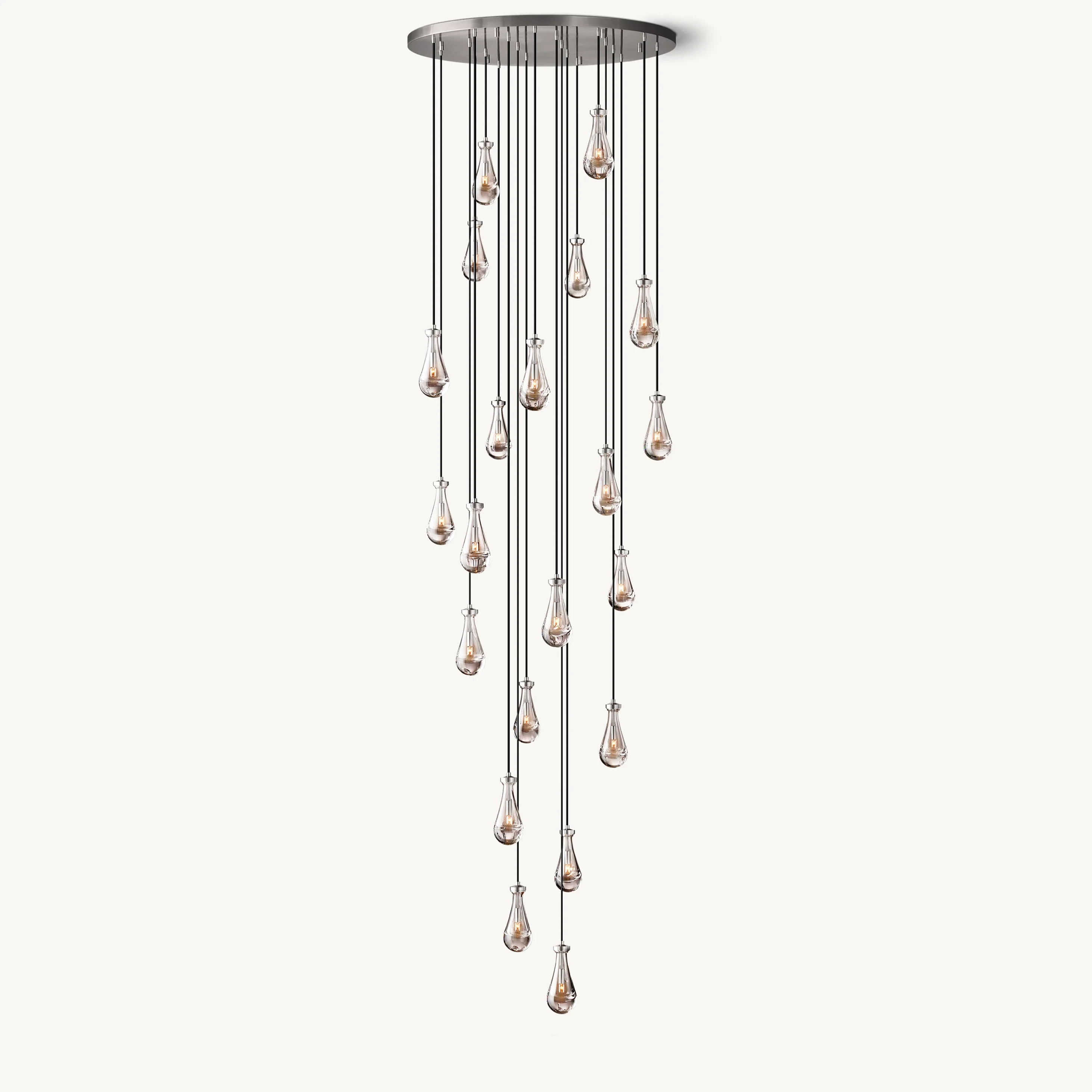 WOMO Raindrop Glass Chandelier-WM2809 - Image 39