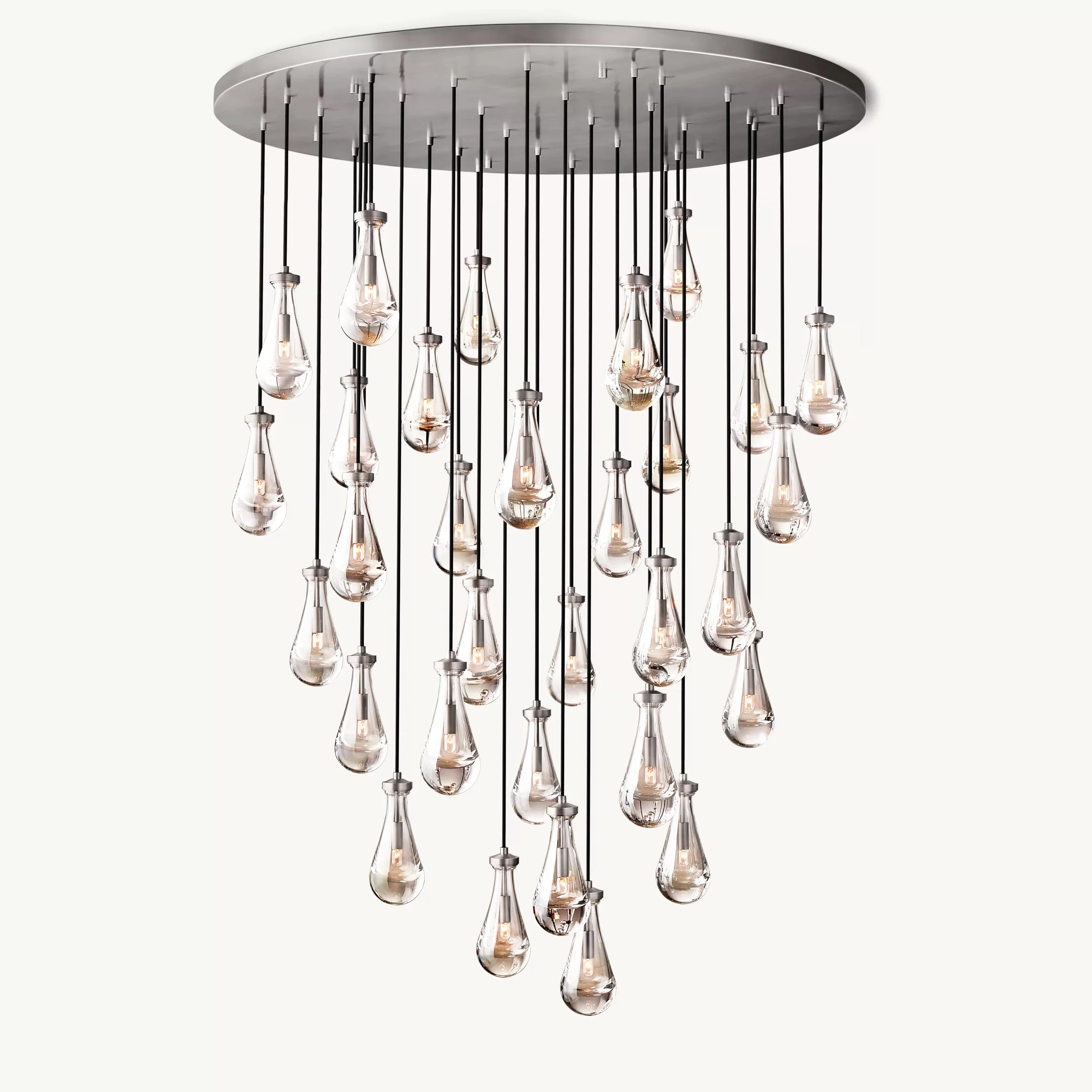 WOMO Raindrop Glass Chandelier-WM2809 - Image 41