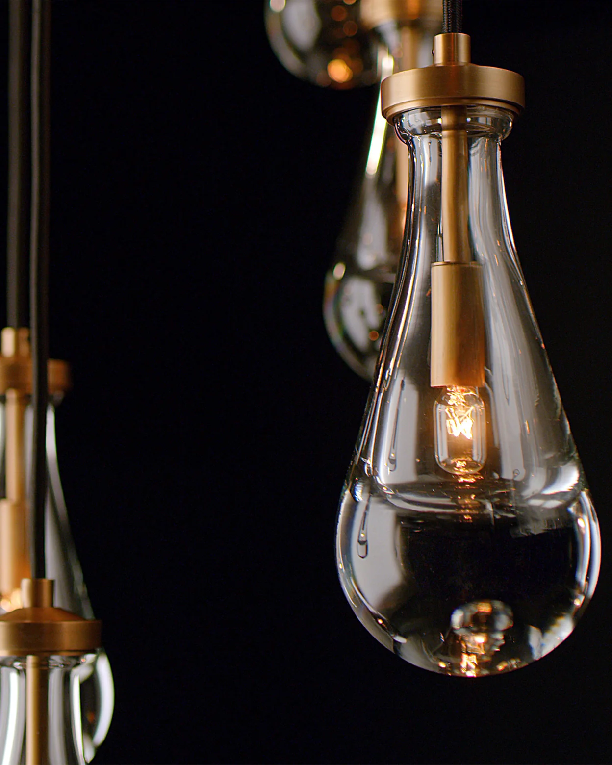 WOMO Raindrop Glass Chandelier-WM2809 - Image 8