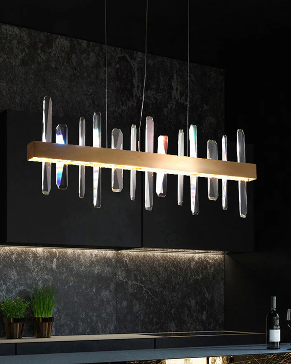 WOMO Linear Crystal Chandelier-WM2485b - Image 3