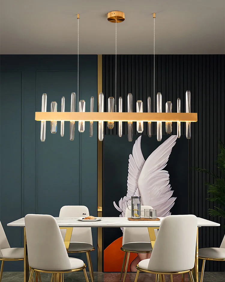 WOMO Linear Crystal Chandelier-WM2485b - Image 7