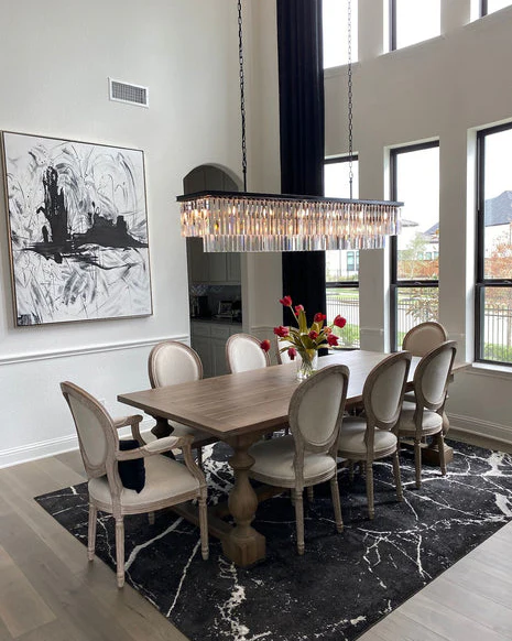 WOMO Rectangular Crystal Chandelier-WM2589 - Image 3