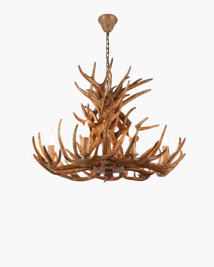 WOMO Resin Antler Chandelier-WM2991
