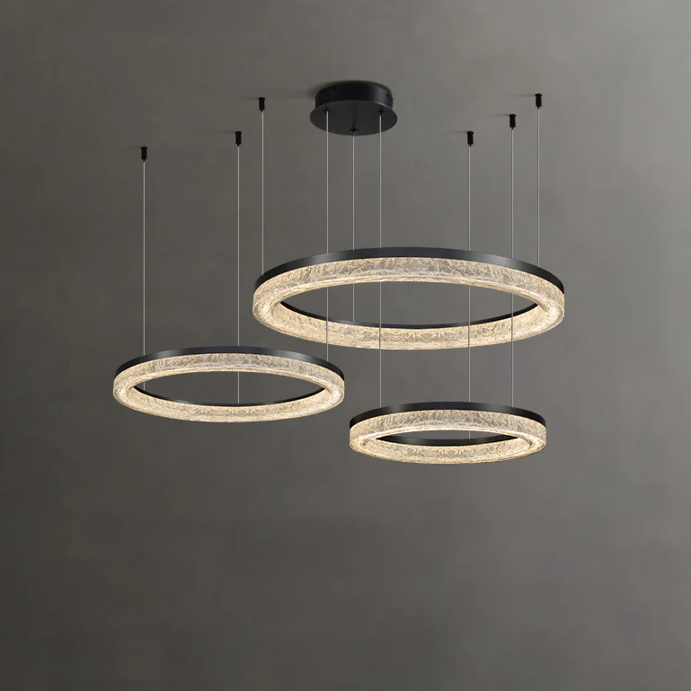 WOMO Resin Circular Led Chandelier-2994 - Image 20