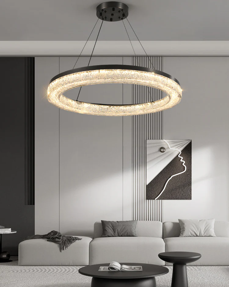 WOMO Resin Circular Led Chandelier-2994 - Image 6