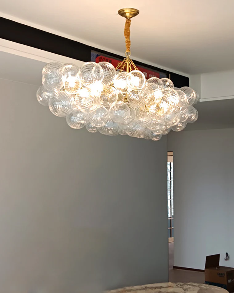 WOMO Textured Glass Bubble Chandelier-WM2180 - Image 26