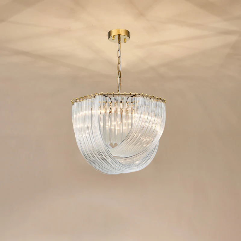 WOMO Ribbon Glass Chandelier-WM2590 - Image 11
