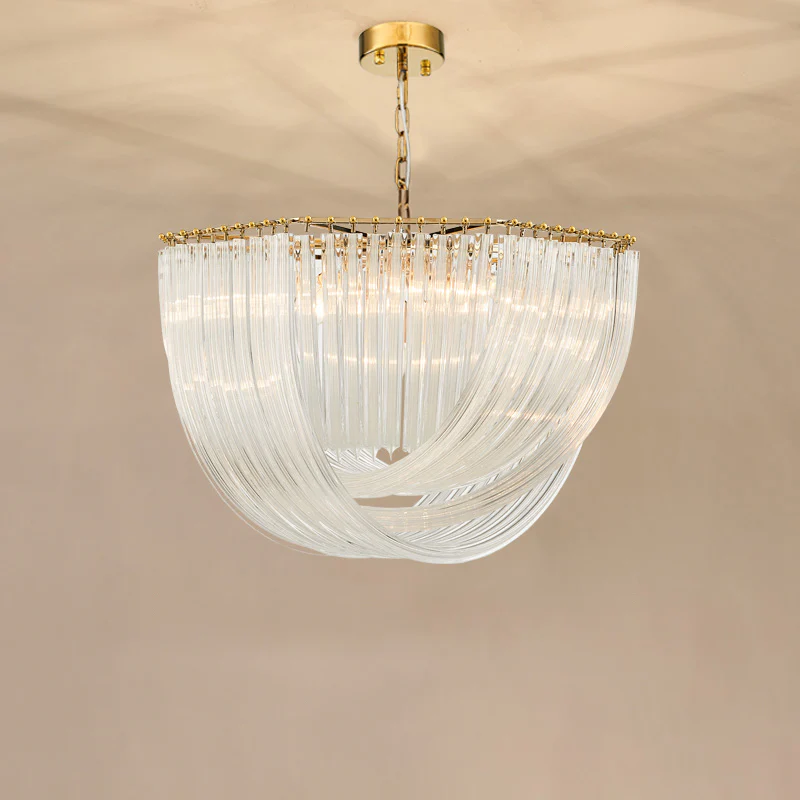 WOMO Ribbon Glass Chandelier-WM2590 - Image 15