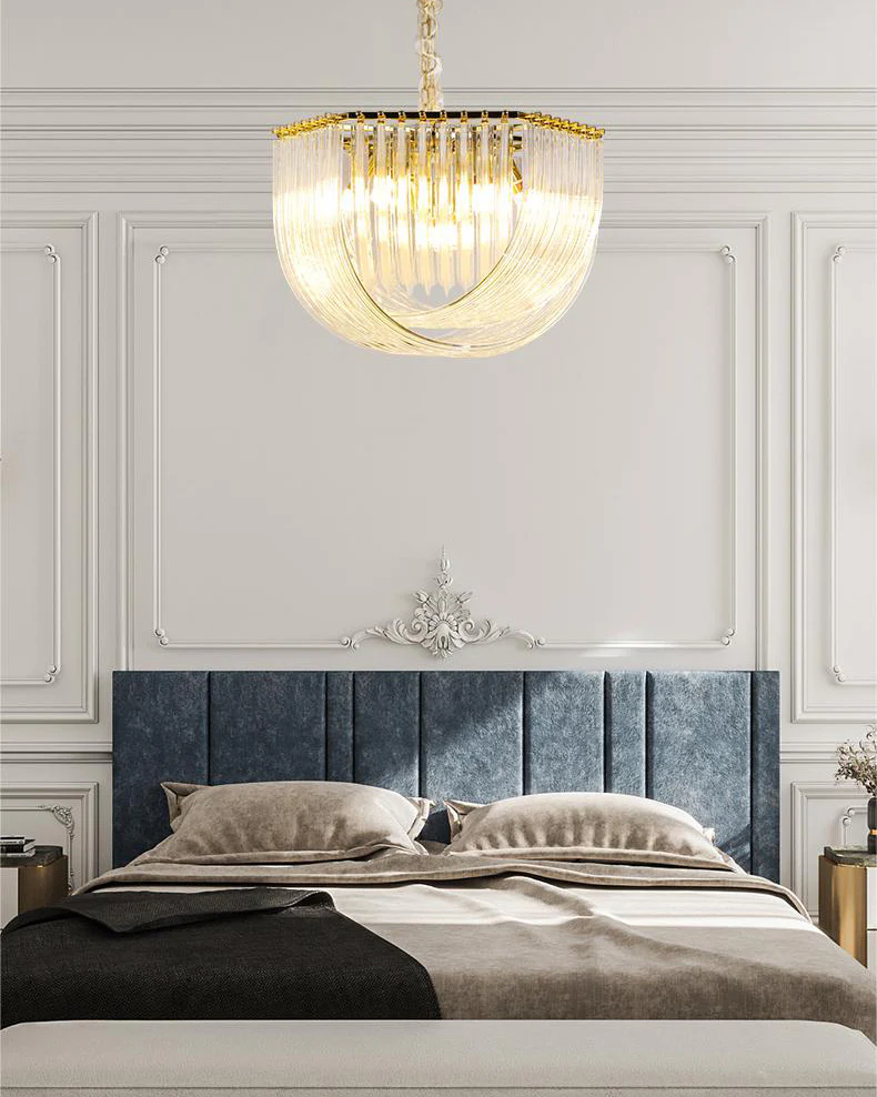 WOMO Ribbon Glass Chandelier-WM2590 - Image 6