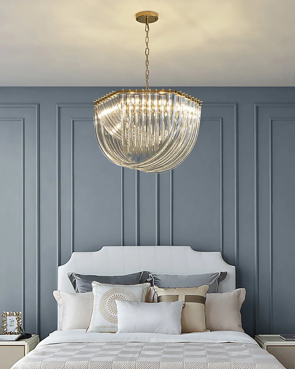 WOMO Ribbon Glass Chandelier-WM2590 - Image 7