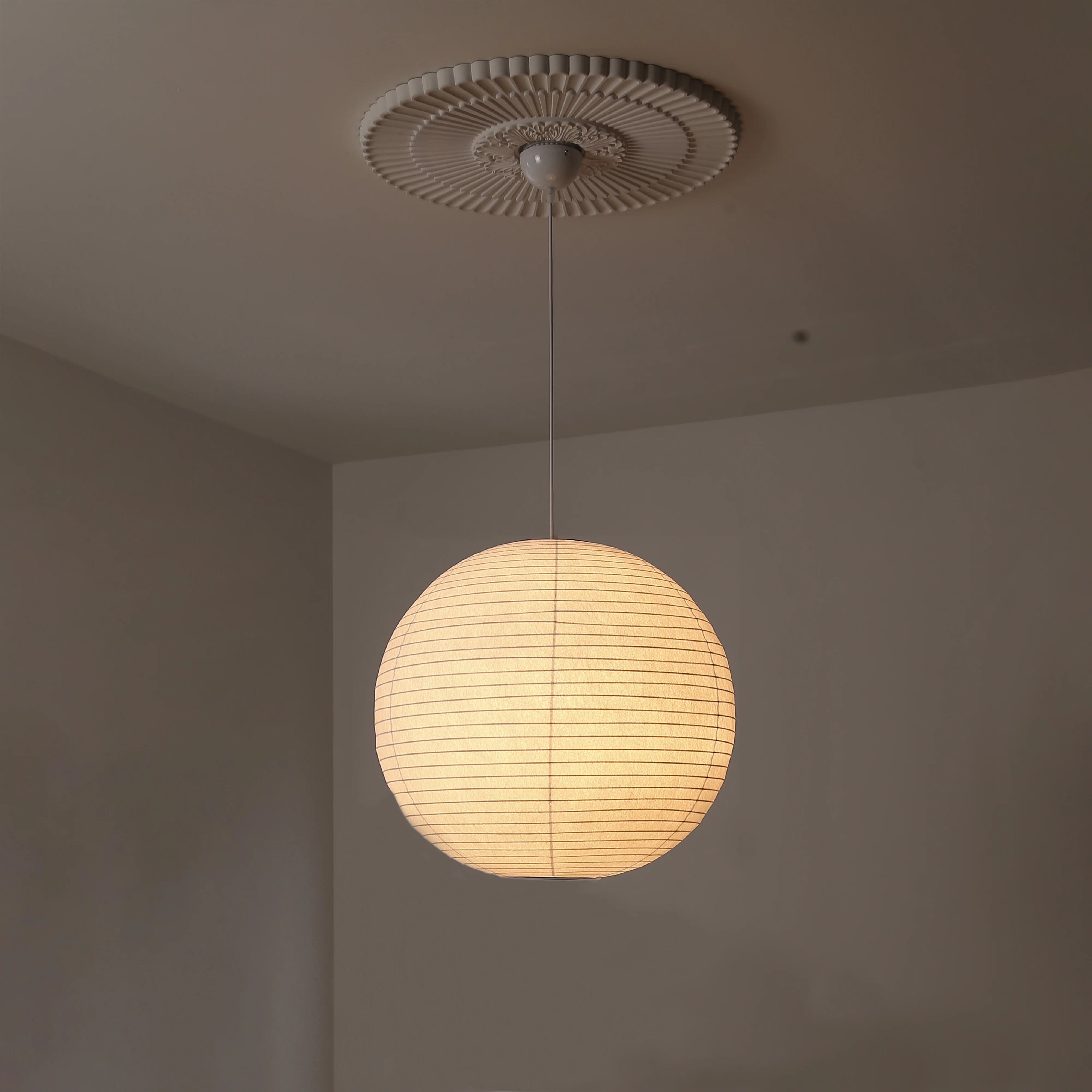 WOMO Rice Paper Globe Pendant Light-WM2722 - Image 21