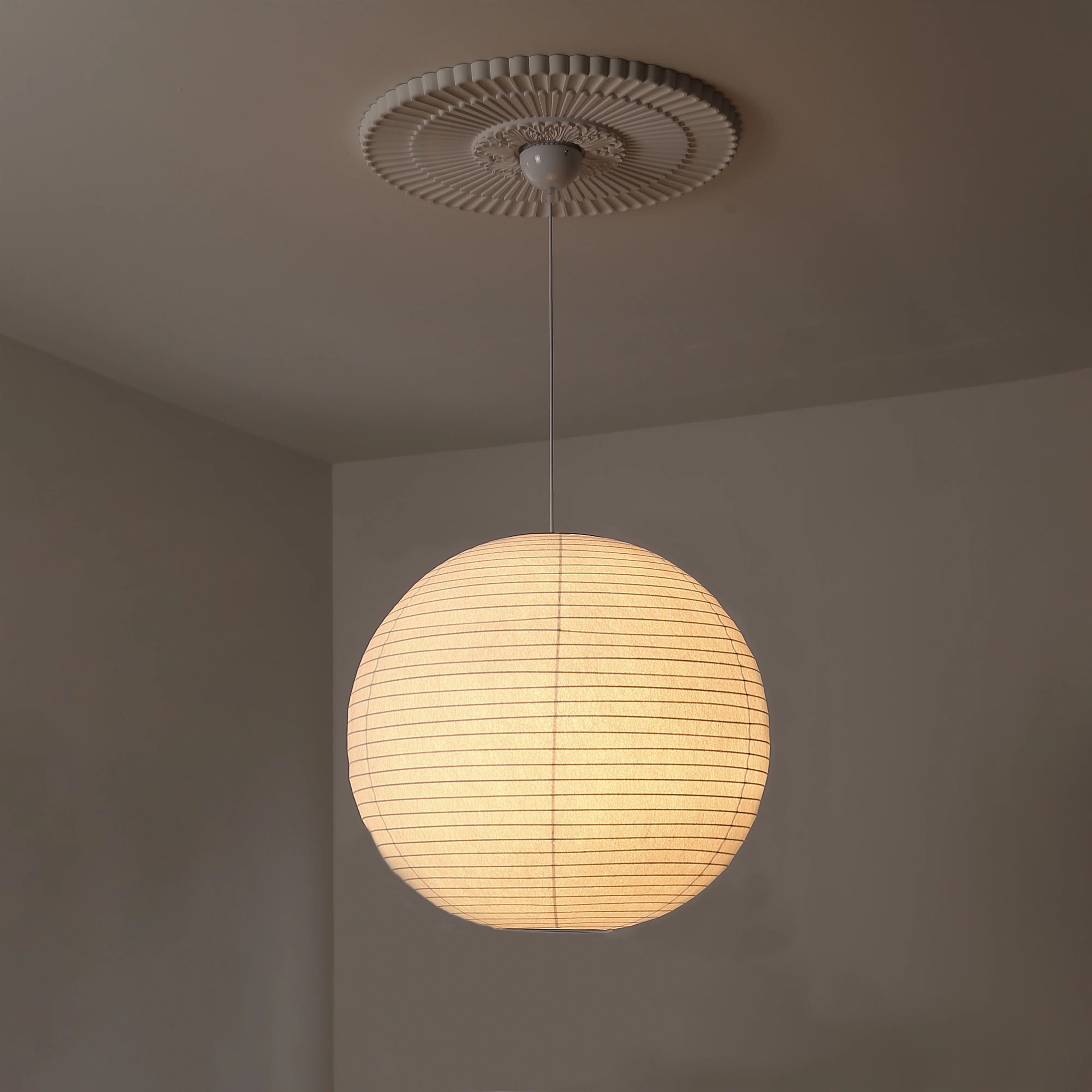WOMO Rice Paper Globe Pendant Light-WM2722 - Image 23