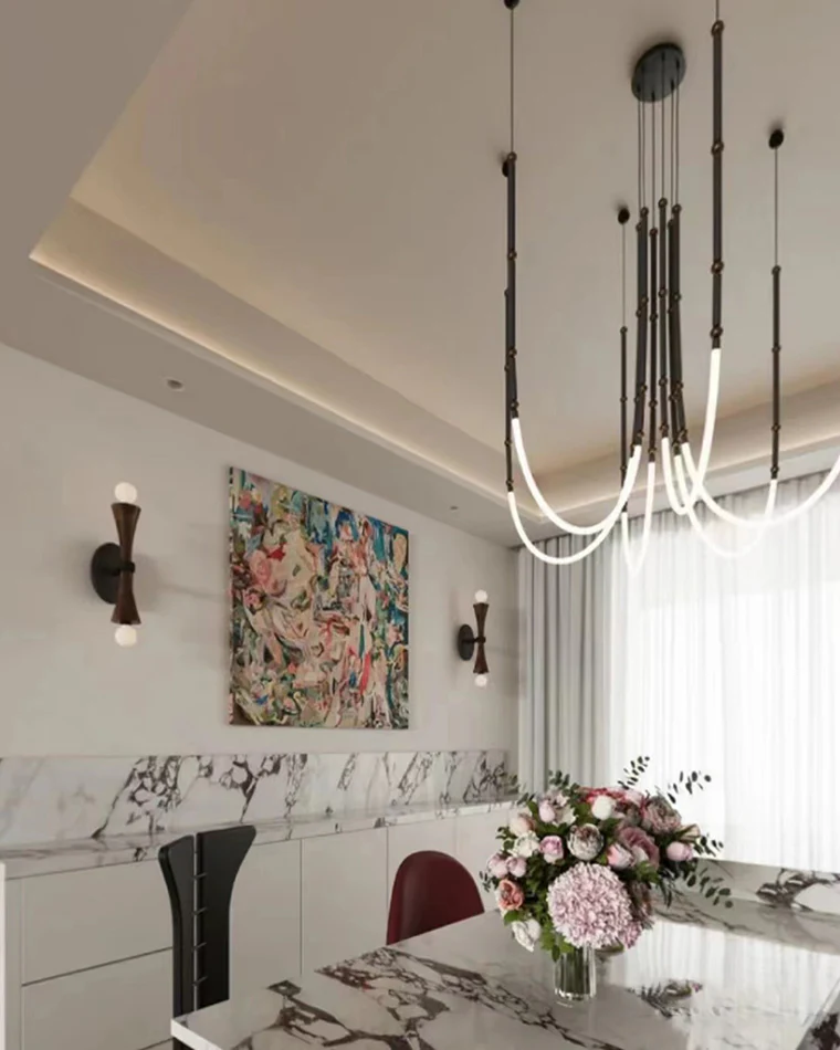 WOMO Bamboo Rope LED Chandelier-WM2752 - Image 11