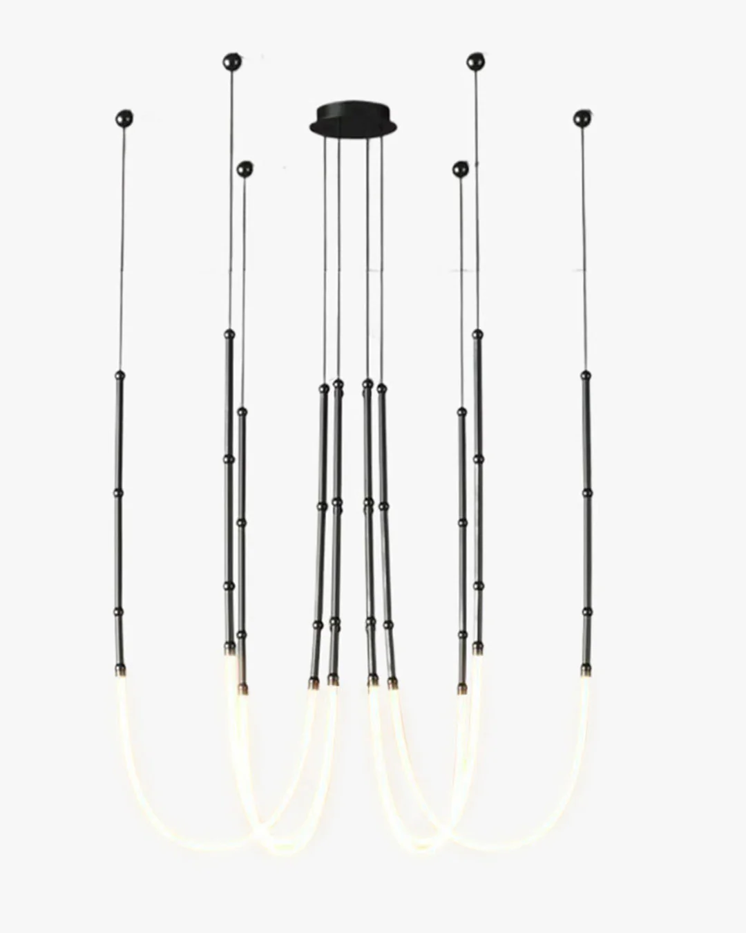 WOMO Bamboo Rope LED Chandelier-WM2752 - Image 12