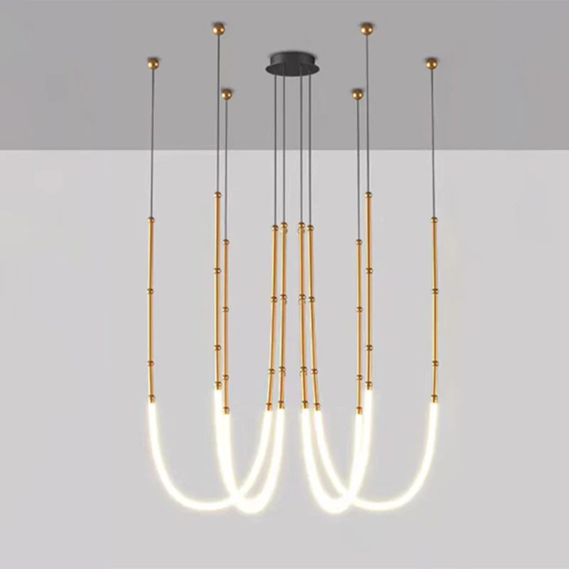 WOMO Bamboo Rope LED Chandelier-WM2752 - Image 16