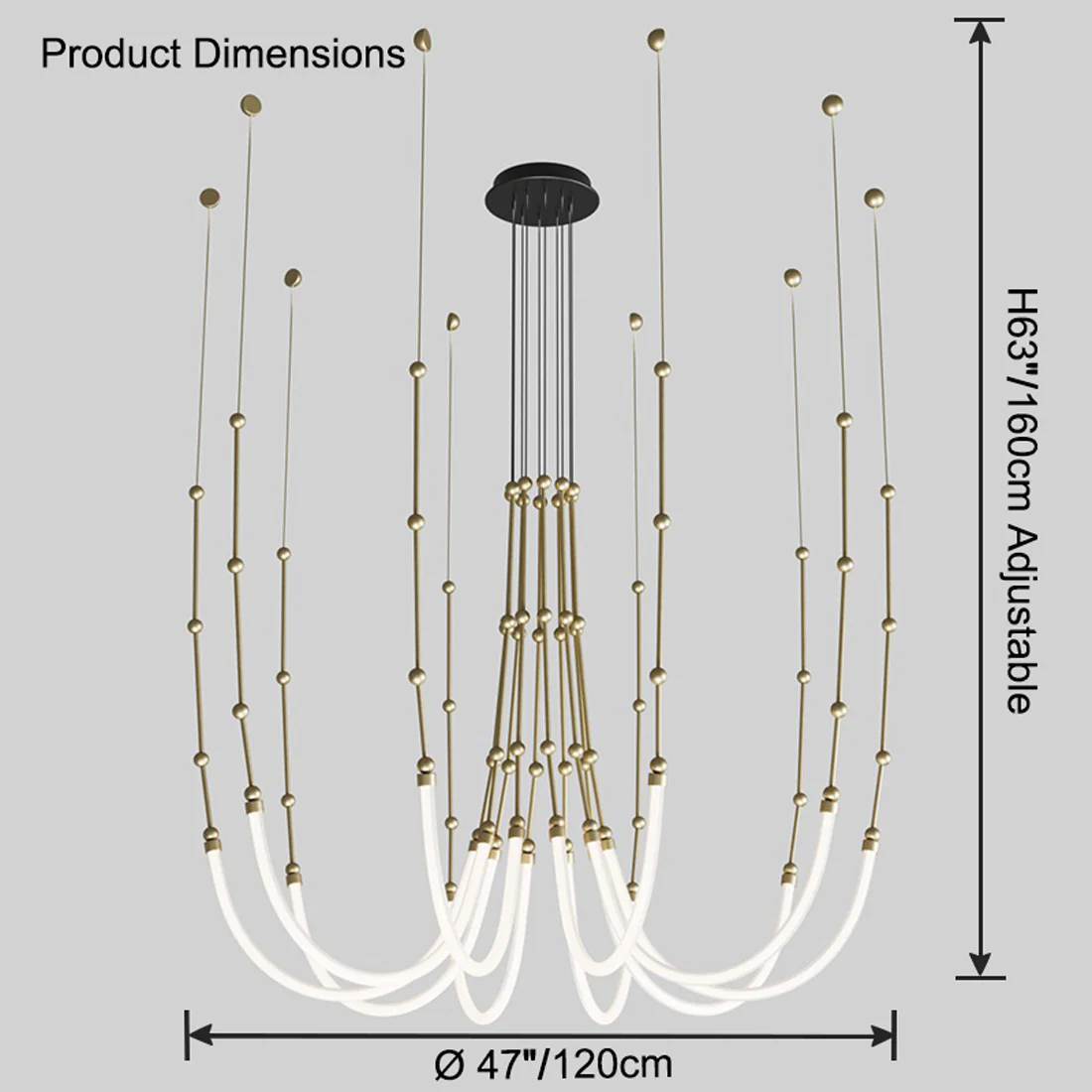 WOMO Bamboo Rope LED Chandelier-WM2752 - Image 19
