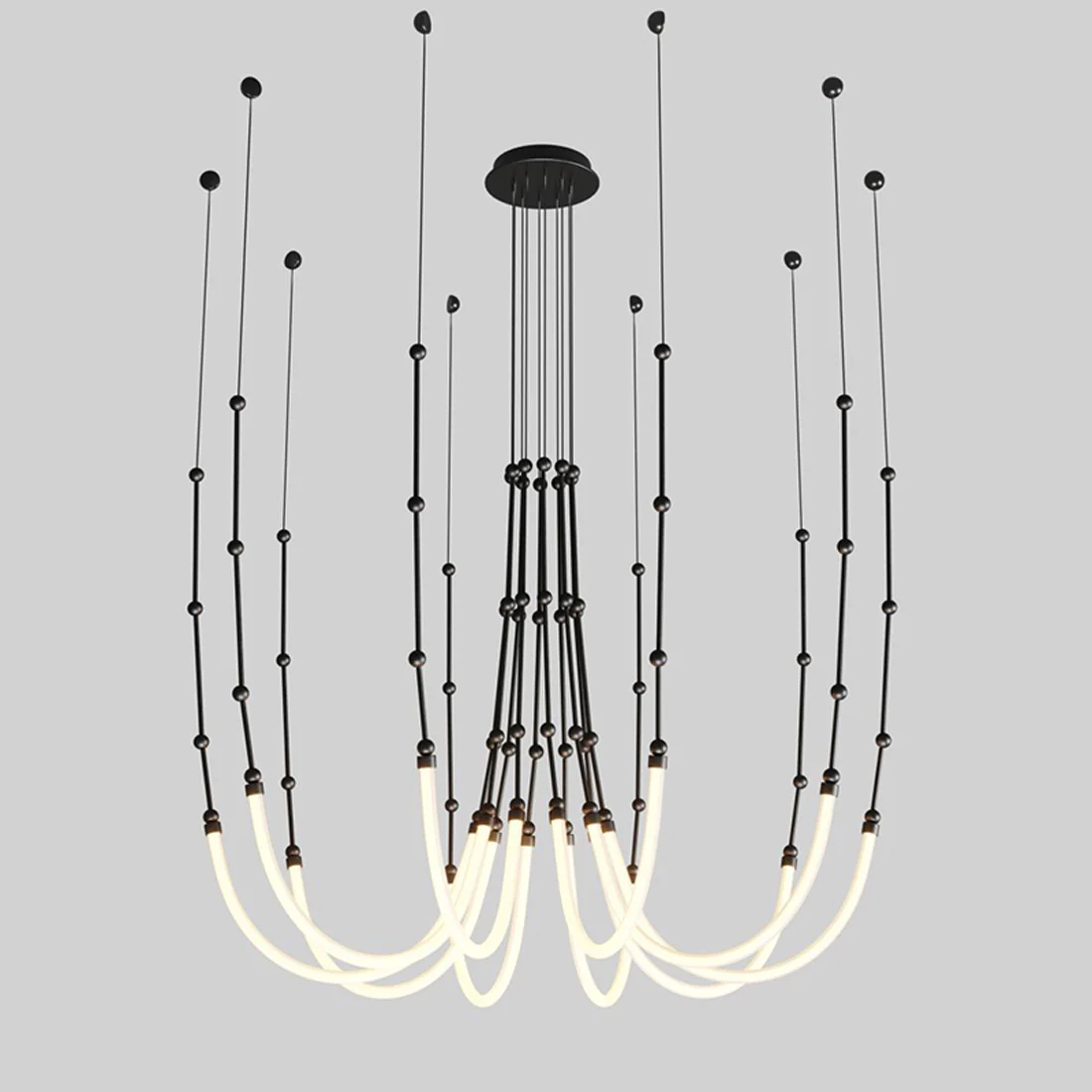 WOMO Bamboo Rope LED Chandelier-WM2752 - Image 20