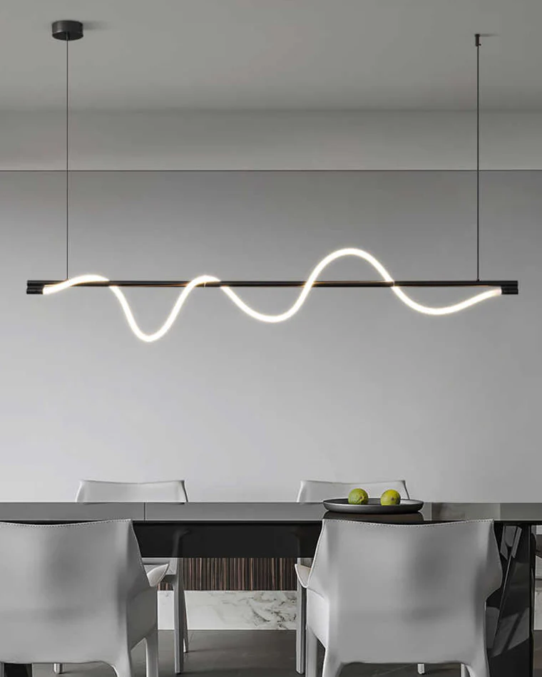 WOMO Rope Led Linear Chandelier-WM2742 - Image 4
