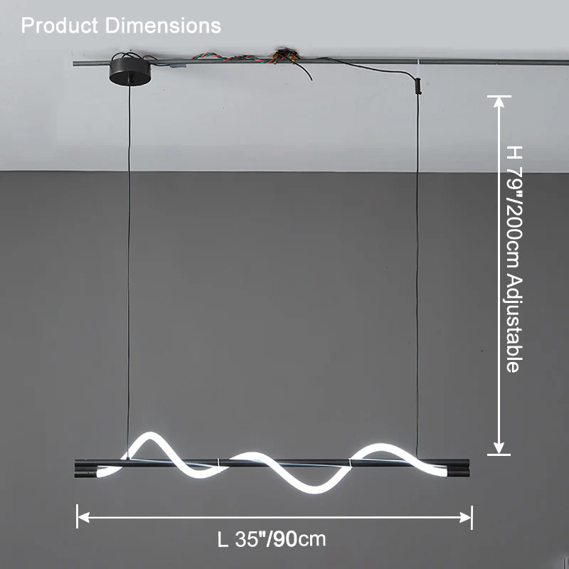 WOMO Rope Led Linear Chandelier-WM2756 - Image 10