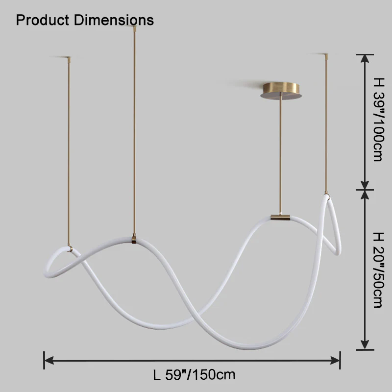 WOMO Rope Led Round Chandelier-WM2781 - Image 13