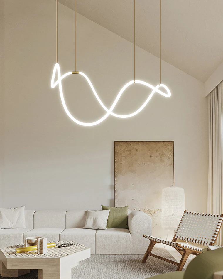 WOMO Rope Led Round Chandelier-WM2781 - Image 2