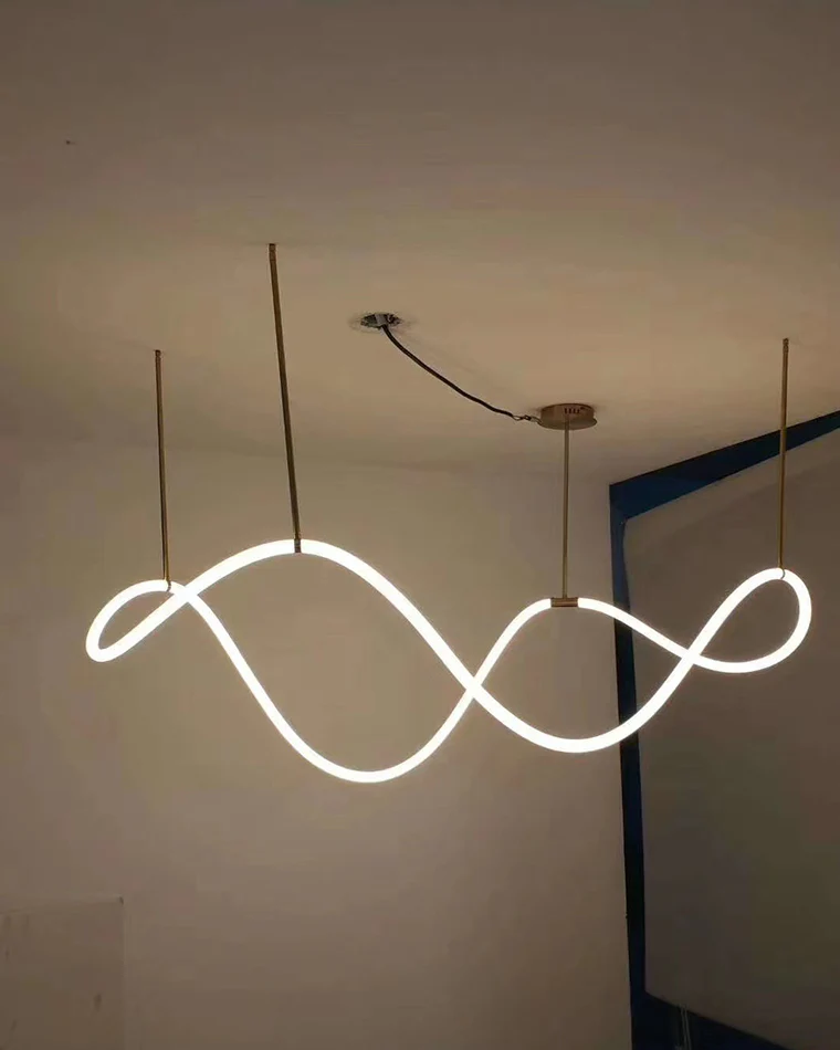 WOMO Rope Led Round Chandelier-WM2781 - Image 3