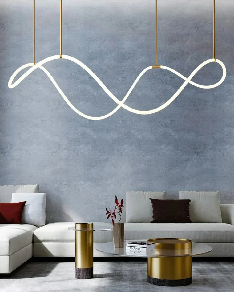 WOMO Rope Led Round Chandelier-WM2781 - Image 4
